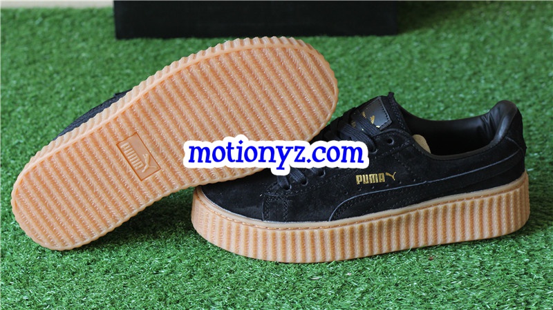 Puma Fenty Rihanna Creeper Low Black Yellow